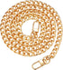 KASBEE Purse Chain Strap, Gold Chain Purse Strap, Crossbody Chain Strap for Purse Shoulder Bag, 47 Inch...