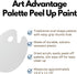 Art Advantage Non-Stick Plastic Palette, 11 by 15-Inch, White...