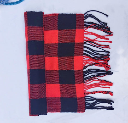 Wander Agio Winter Kids Scarf Warm Shawls Scarves Parent-child Scarf Womens Plaid Scarfs Small...