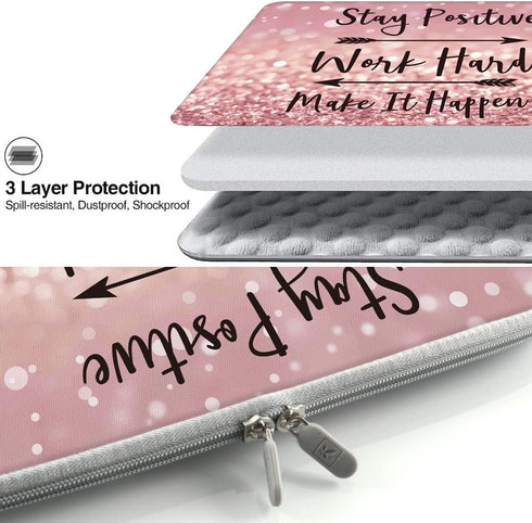 iCasso 13-13.3 inch Laptop Sleeve Bag, Waterproof Shock Resistant Neoprene Notebook Protective Bag Carrying Case Compatible MacBook Pro/MacBook Ai...