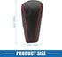 Gear Shifting Knob Cover Automatic Transmission Lever Trim for Nissan Murano 2009-2013 Faux Leather Black Red...