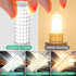 G9 LED Bulb 6W,60W Halogen Equivalent,5000K Daylight White,High Brightness 600LM, AC120V T4 G9 Bulbs with Long Lifespan for Chandeliers Home Light...