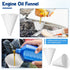 50 Pcs Paper Funnels for Motor Oil 6 oz Disposable Engine Oil Funnel Car Oil Funnels Paper Cone Funnel for Gas, Car Oil Change Fluid Automotive Us...