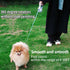 10FT 360° Tangle-Free Retractable Dog Leash with Non-Slip Handle |One Hand Brake, Pause, Lock (Sapphire Blue)...