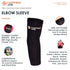 Copper Joe 2 Pack Recovery Elbow Compression Sleeve - Ultimate Copper Relief Elbow Brace for Arthritis, Golfers or Tennis Elbow and Tendonitis. El...