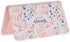 Christian Art Gifts White Floral Faux Leather Checkbook Cover for Women with Scripture - I Am With You Always - Checkbook Cover for Duplicate Chec...