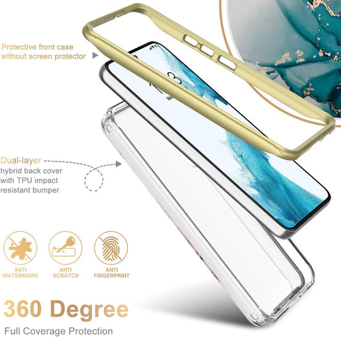 Esdot Compatible with Samsung Galaxy S22 Plus Case,Passing 21ft Drop Test,with Fashionable Designs for Women Girls,Protective Phone Case for Galax...
