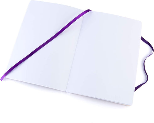 Pentalic 6" x 8" Pocket Sketchbook Traveler Journal, 160 Pages, Purple...