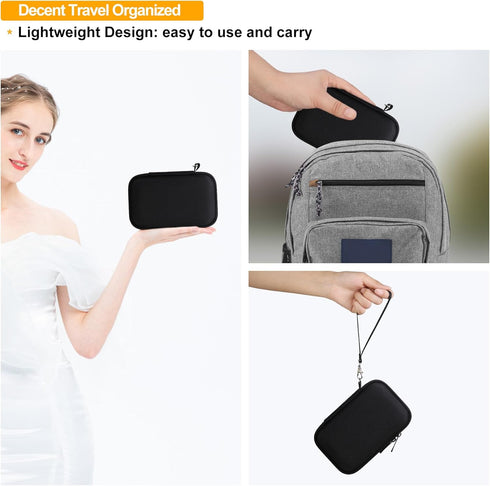 Carrying Case for JBL Go 3 / JBL Go 4 Portable Bluetooth Speaker, Waterproof Dustproof Speaker Storage Holder, Wireless Compact Speaker Travel Pro...
