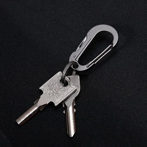 Titanium Carabiner Clip,Multifunctional Keychain with keyring,Backpack Accessory,Cool Gadget for Daily Use....