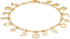 Barzel 18K Gold Plated Charm Anklet, Multi Charm Anklet for Women, 10 Inches - Made In Brazil...