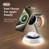 3 in 1 Charging Station for Apple Devices, 18W Fast Magnetic Wireless Charger Stand Compatible with iPhone 15/14/13/12/Pro/Pro Max/Plus/Mini, and ...