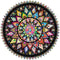 5D Mandala Diamond Painting Kits for Adults, DIY Diamond Art Full Drill Cross Stitch Embroidery Crafts, Mosaic Making, Home Decor (14 x 14 in) (C ...