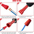 Feekoon Wire Twisting Tool, 3 Way/ 5 Way Wire Stripping Tool and Wire Cap Twisting Tool with 1/4" Chuck (Red), Wire Stripper and Twister, Wire Twi...