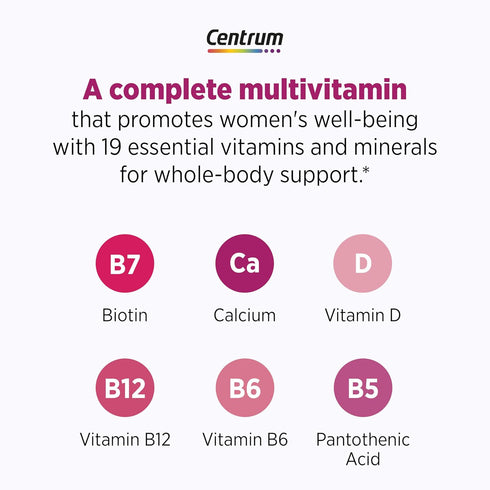 Centrum Complete Multivitamin Supplement + Hot Flash Support Menopause Support Tablets, with Clinically Studied geniVida, 30 Count...