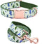 Dog Collar and Leash Set, Classic Dog Collar Soft Comfortable Adjustable Collars for Dogs...