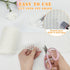 2 Yards Pearl Mesh with Glue, Pearl Trim by The Yard Pearl Ribbon for Crafts DIY Wedding Bouquets Birthday Party Home Decoration, White...
