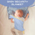 Organic Cotton Lovey Dinosaur Security Blanket 21 x 15” Soft Breathable Muslin Fabric for Baby Boy Comfortable Sleep for Newborns Toddlers (Blue)...