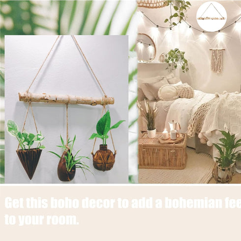 BYHER 15-Inch White Birch Logs for Decoration - Decorative Farmhouse Home Wall Hanging Decor (15 Inch)...