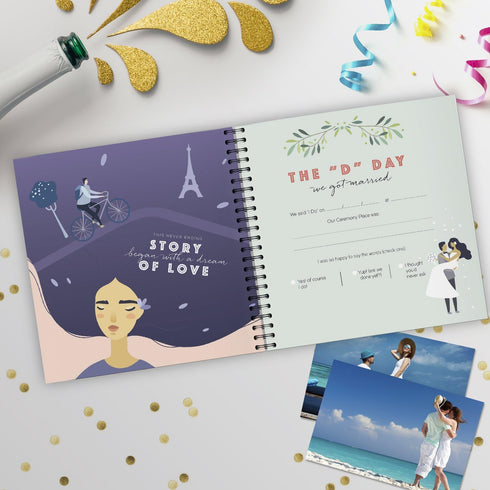 Honeymoon Travel Journal, Record-Book Trip Together, Save All Experiences On This Memory Album, A Just Married Present or Gift Like No Other. For ...