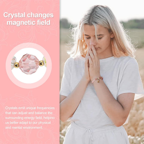 Generic Women's Healing Crystal Bracelet for Peace and Protection - Gift for Girlfriend, Wife, or Loved One - Infused with Mystical Eastern Energi...