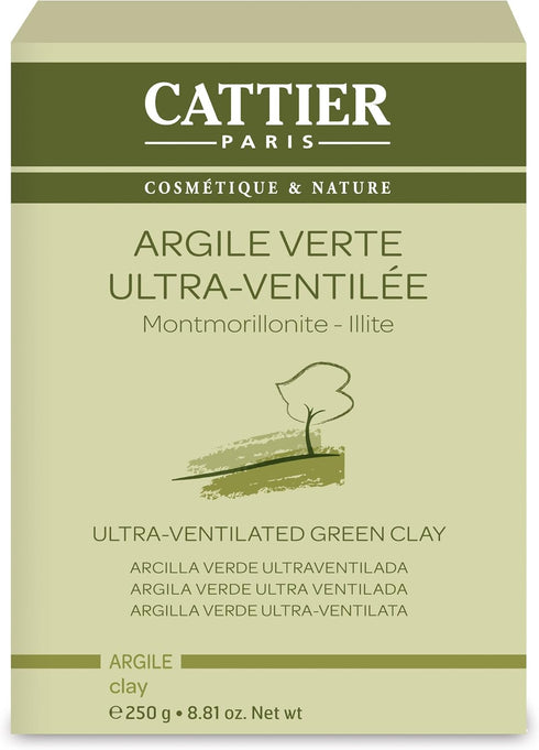 Cattier Ultra-Ventilated Green Clay 250g...