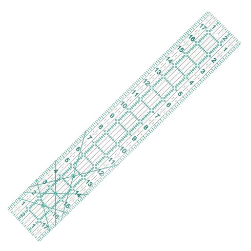 Quilting Ruler 3” x 18” Sewing Acrylic Ruler Anti-Slip Ruler DIY Quilting Tools with Clear Printed Lines for Precise Cutting...