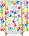 Handprint Bathroom Curtain Watercolor Rainbow Color Bathroom Curtain for Kids Bathroom Curtain, Washable Polyester Fabric Shower Curtains, 72 X 72...