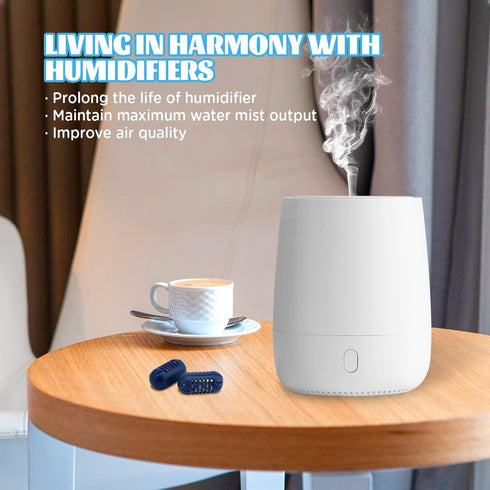 12 Pack Humidifier Cleaner Demineralization Cartridge Universal Humidifier Cleaner Compatible with Protec Tank Cleaning Fish Drop Filter Humidifie...