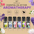 Blossom Essential Oils Set, 6x15ml Aromatherapy Oil Kit for Diffuser, Humidifier, Air Purifier- Aqua Lily, Water Hyacinth, Jasmine & Camellia, Eng...