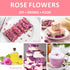 Goofoo Dried Rose Buds Rose Tea, Edible Whole Dry Roses, Premium Loose Leaf Flowers Herb, Natural Healthy Herbal Tea Beverages, Ideal for Gift, 2....