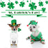 St. Patrick's Day Dog Collar with Flower, Cotton Flower Collar for Extra Large Girl Boy Dog, Durable Metal Buckle Pet Collar with Lucky Shamrock, ...