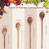 4 Pieces Acacia Wooden Spoon 8, 10, 12, 14 Inch Mixing Wooden Utensils Cooking Spoon for Kitchen Mixing Salad Tasting Baking Stirring Serving Food...