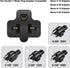 15 Amp Household AC Plug to 20 Amp Adapter, Nema 5-15P to 5-20R,5-15P to 6-15R,5-15P to 6-20R,T-Blade 20 Amp to 15 Amp Plug Adapter Converter, 15A...