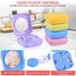 6 Pack Colorful Contact Lens Case Travel Kit Contact Box Holder Soak Storage Container with Mirror Bottle Tweezers Stick Remover Tool...