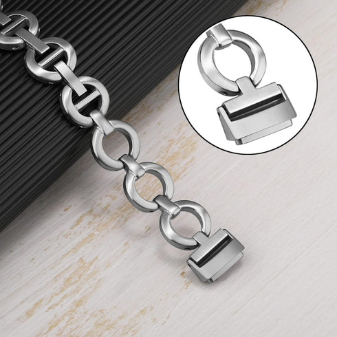 TRUMiRR Band for Fitbit Luxe Women, Stainless Steel Band Jewelry Strap for Fitbit Luxe Fitness Tracker...