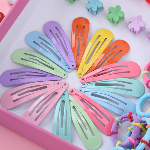880PCS Hair Accessories Set for Girls Hair Clip Hair Tie Set Elastic Hairbands Rubber Bands Flower Hair Clip Metal Snap Hair Clips for Girs Teens ...