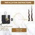 3 sets Clock Hands and Numerals, CNYMANY Walnut Wood DIY Digital Clock Numbers Wall Clock Hands Replacement Parts, Clock Movement Mechanism Kit Cl...