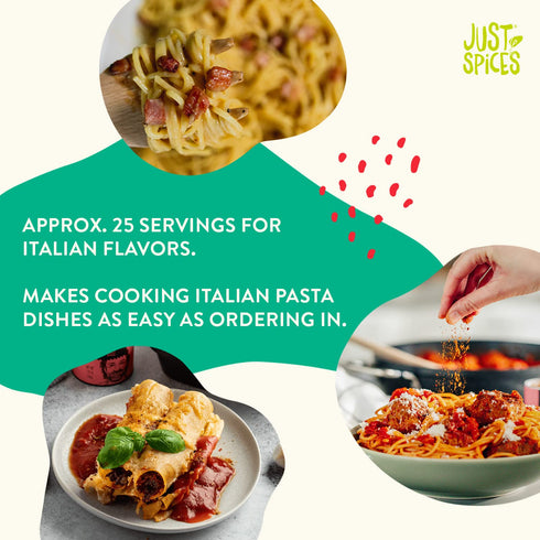 Just Spices Pasta Allrounder, 1,76 OZ I Mediterranean spice mix for pasta I The flavors of Italy...