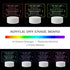Acrylic Dry Erase Board with Light, Message Board DIY Acrylic Lamp, Led Note Board Remote Control/16 Colors Change/2Powers Mode Night Light Board,...