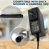 12V AC/DC Adapter Charger 120 Volts (AC), Compatible with 2.0/3.0 Data modems, Routers, Webcams,CCTV Cameras, LED Strip Lights, Bluetooth Speakers...
