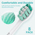 Replacement Toothbrush Heads for Philips Sonicare Replacement Heads, Compatible with Phillips Sonicare Snap-on Electric Tooth Brushes, Aseptic Pac...