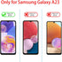 2 Pack Anti-Spy Tempered Glass Screen Protector for Samsung Galaxy A23 5G/4G, 9H Hardness, Bubble Free, Touch Sensitive, 20mm x 20mm...