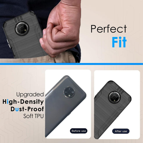 HRWireless Compatible for Nokia G300 5G (N1374DL) 6.5” Phone CaseSeries with Premium Original Minimalistic Design for Shock Absorption, Accidental...