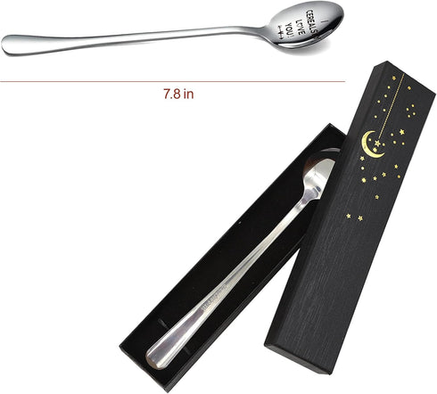I Cerealsly Love You - Funny Engraved Stainless Steel Spoon, Cereal and Coffee Spoon Gift for Husband, Wife Couples Boyfriend Girlfriend Valentine...