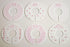 C102 Baby Girl Nursery Closet Clothing Size Dividers Pink Roses Set of 6 (1.25 Inch Rod)...