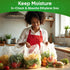 30-Pack (15M, 15L) - Extend Shelf Life, Reusable Produce Bags For Refrigerator, Keeps Fruits, Vegetables & Herbs Fresh Longer, Reusable Vegetable ...