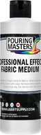 Pouring Masters Professional Effects Fabric Medium, 8 Ounce Bottle - Extender, Improves Acrylic Paint Adhesion to Fabrics, Textiles, Increases Tra...