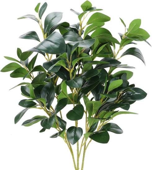 AILANDA Artificial Greenery Stems 32.3'' Long Stem Artificial Shrubs Plants Faux Eucalyptus Leaves Silk Greenery Stems Arrangement for Floor Vase ...