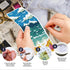 6pcs Scenery Cross Stitch Bookmark Kit DIY Beach Stamped Embroidery Bookmark Kits 8x2.4" Mountain Needlepoint Bookmark Kit with Instruction Aurora...